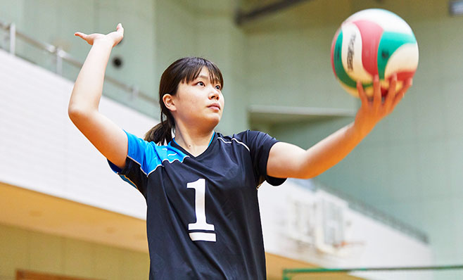 女子バレーボール部