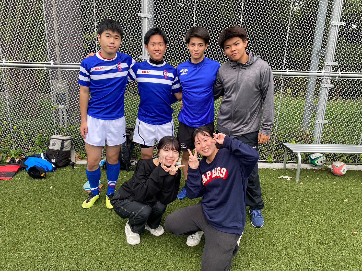 選手とマネージャー