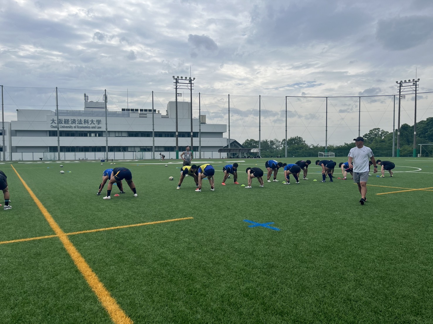 練習風景・ウォーミングアップ
